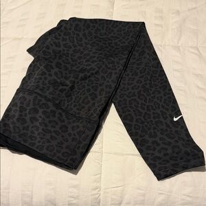 Nike Black Animal Print Leggings